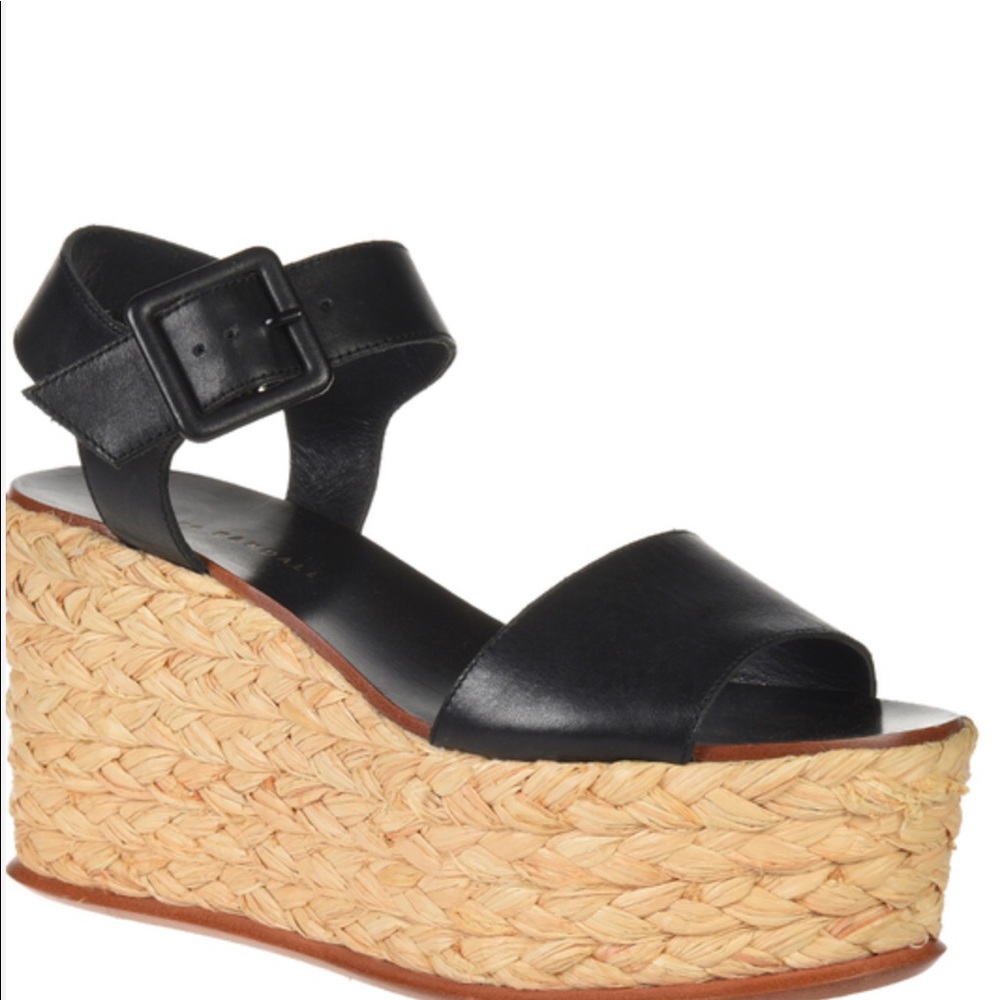 Loeffler Randall Rattan Platform Sandal